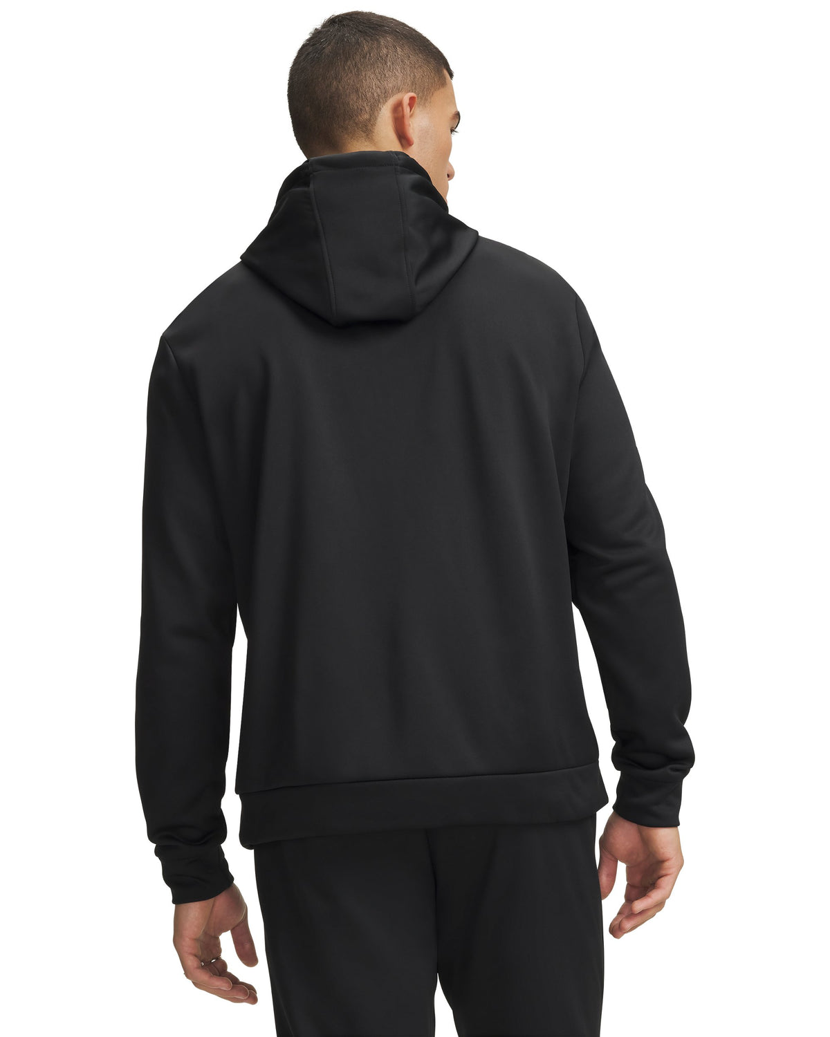 UA Armour Fleece Hoodie - Black / Black - 001