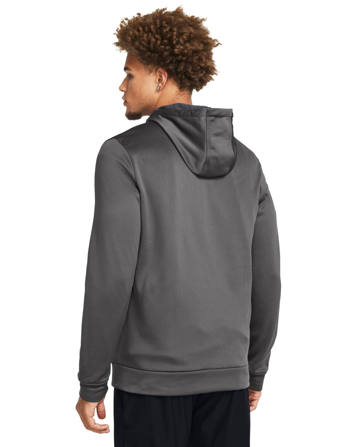 UA Armour Fleece FZ Hoodie - Castlerock / Black - 025
