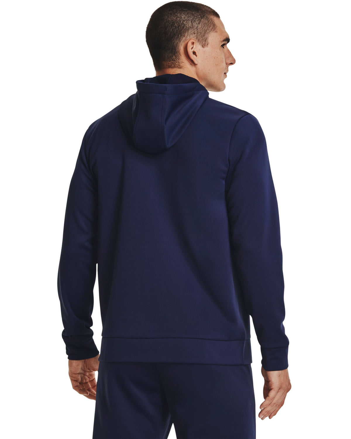 UA Armour Fleece FZ Hoodie - Blue / Black - 410