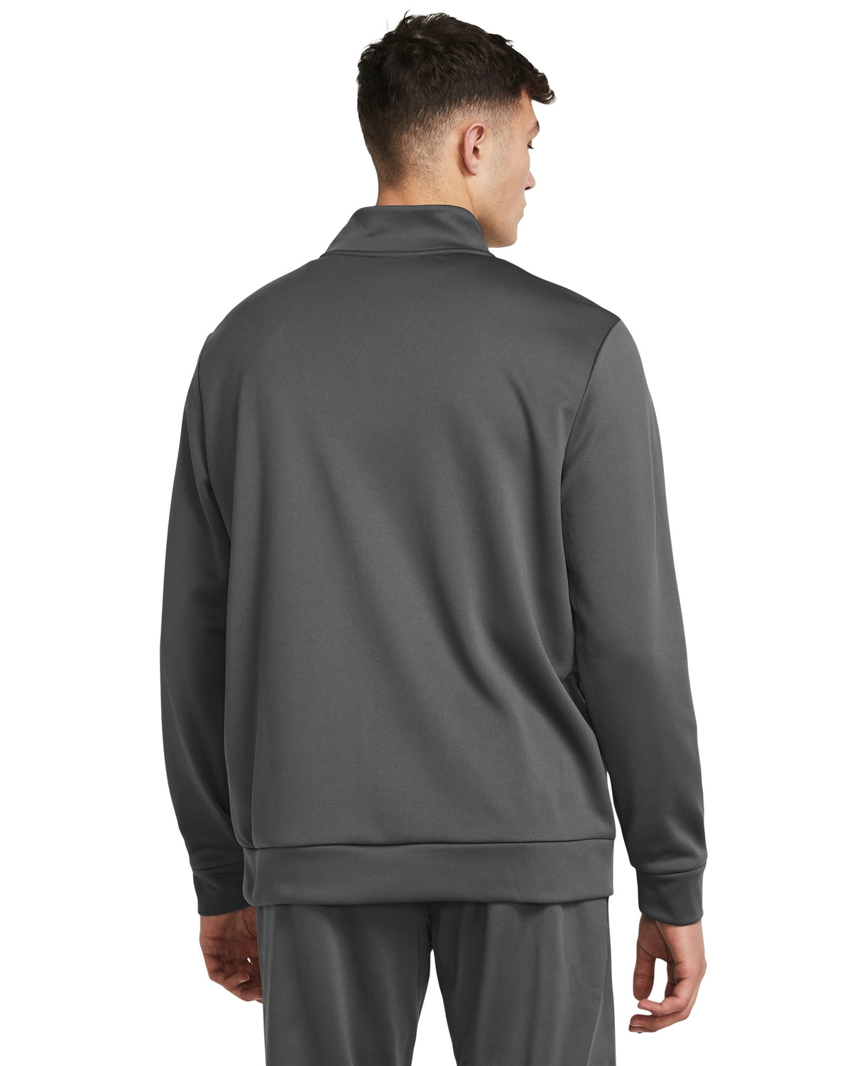 UA Armour Fleece 1/4 Zip - Gray / Black - 025