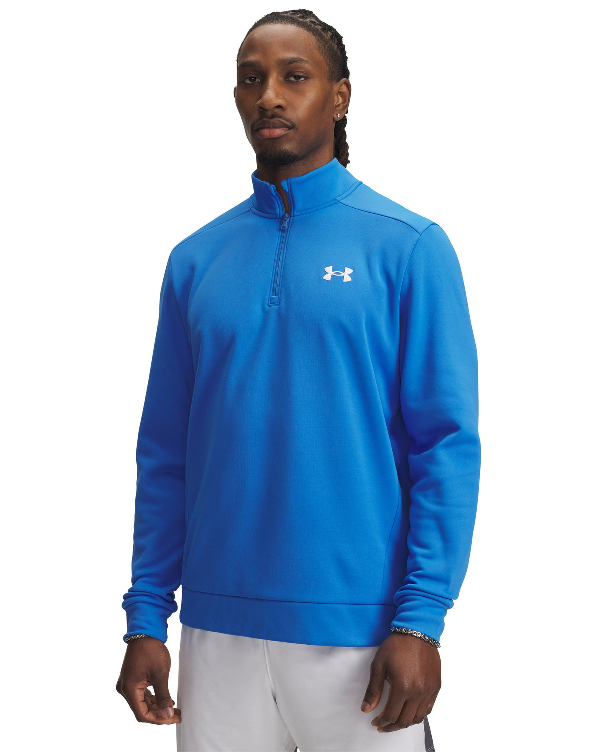 UA Armour Fleece 1/4 Zip - Black / Black - 402