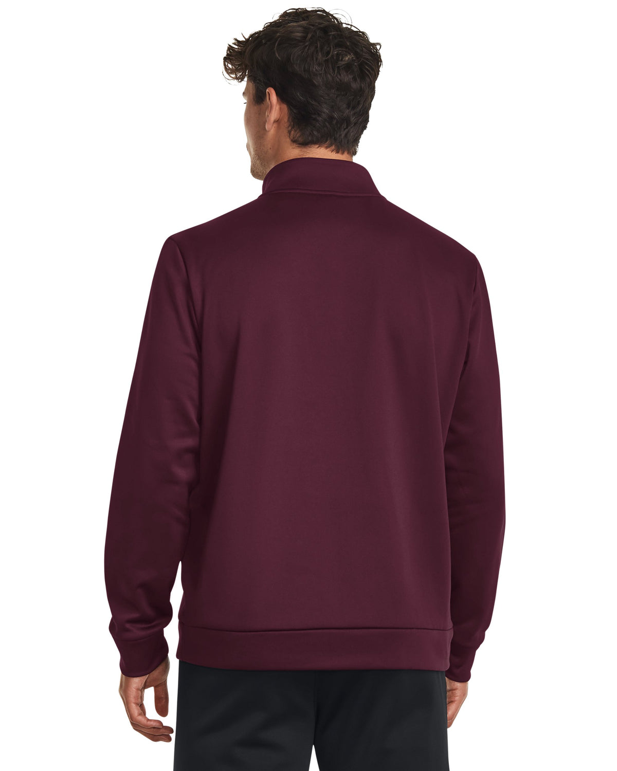 UA Armour Fleece 1/4 Zip - Red / Black - 600