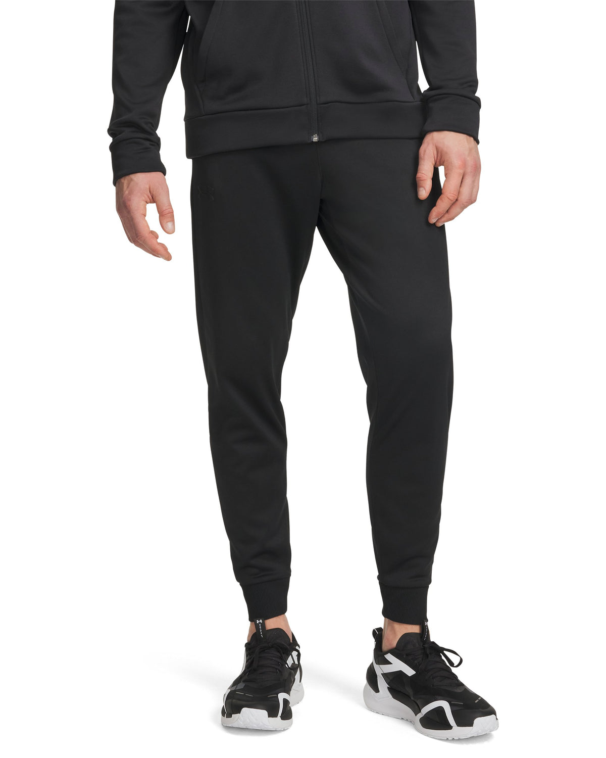 UA Armour Fleece Joggers - Black / Black - 001