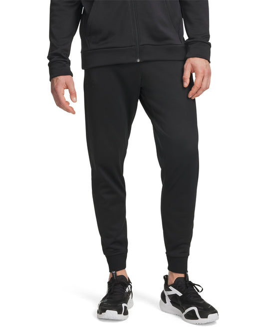 UA Armour Fleece Joggers - Black / Black - 001