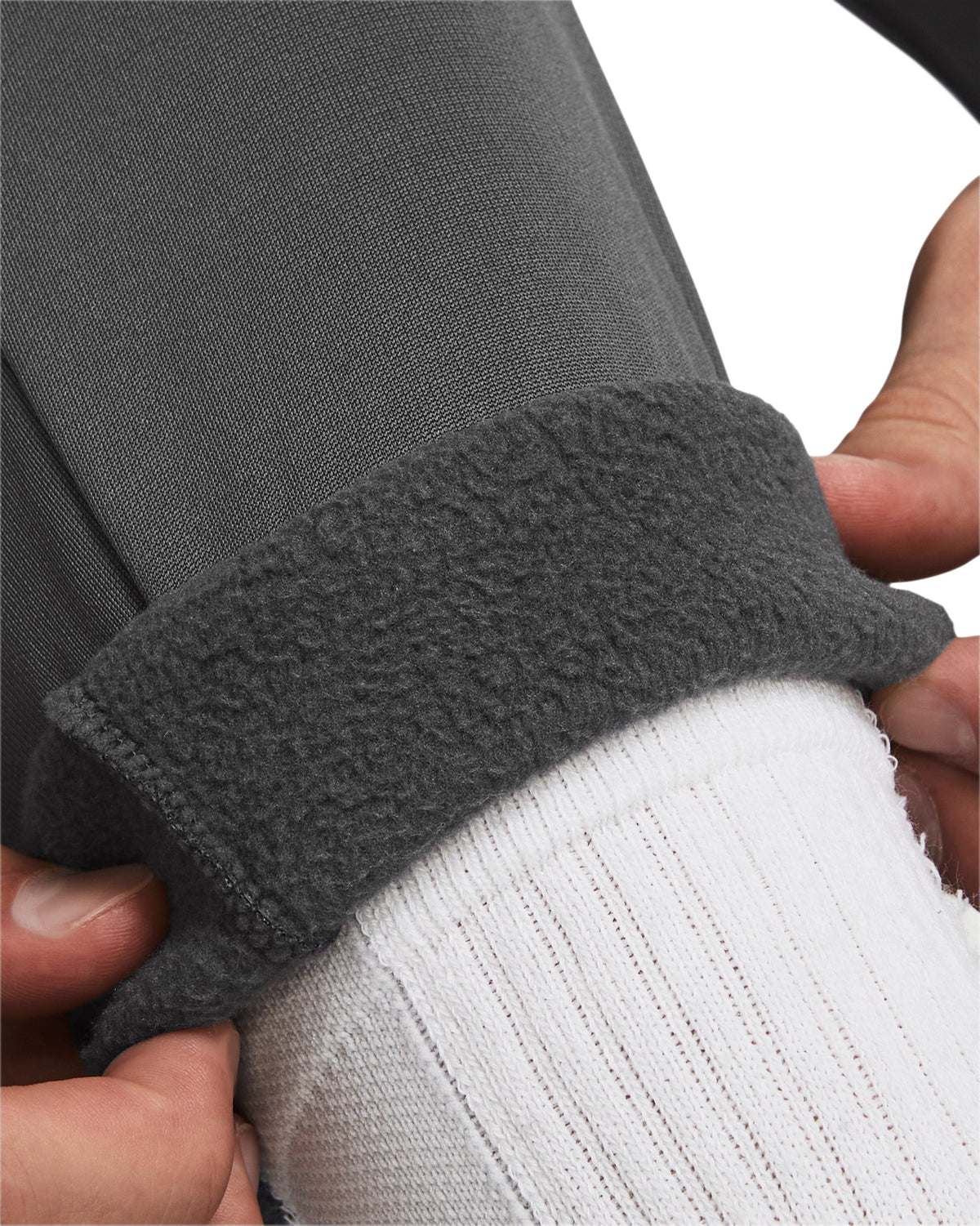 UA Armour Fleece Joggers - Castlerock / Black - 025