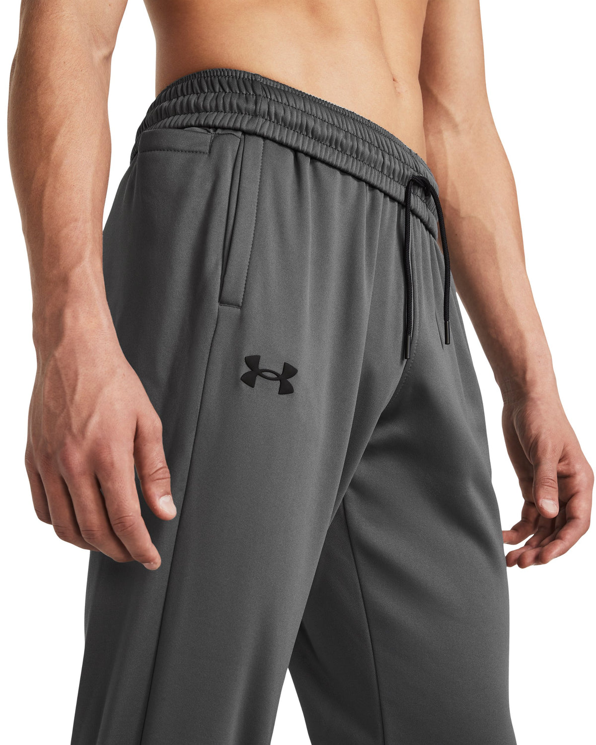 UA Armour Fleece Joggers - Castlerock / Black - 025