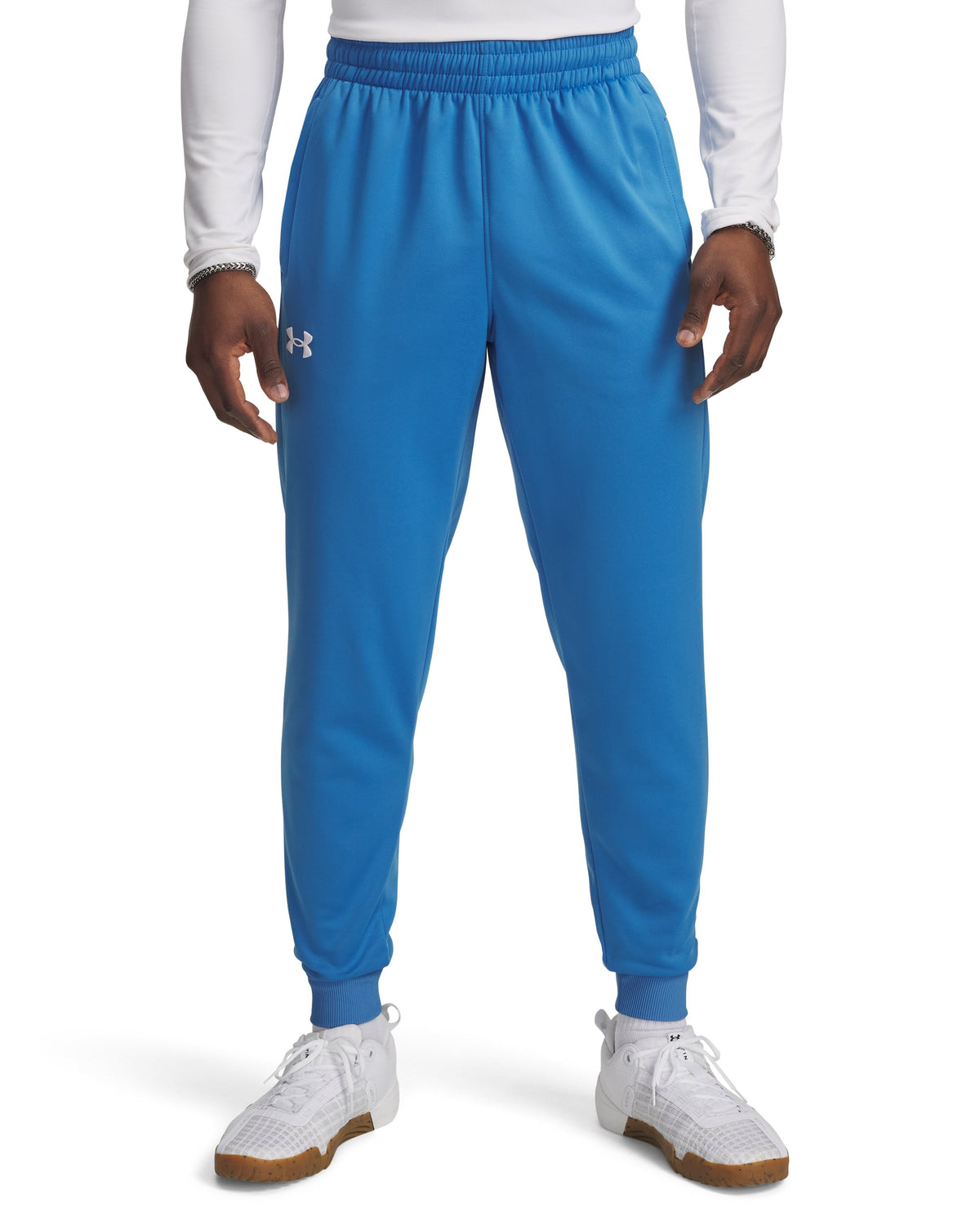 UA Armour Fleece Joggers - Blue / Blue Atlantis - 402