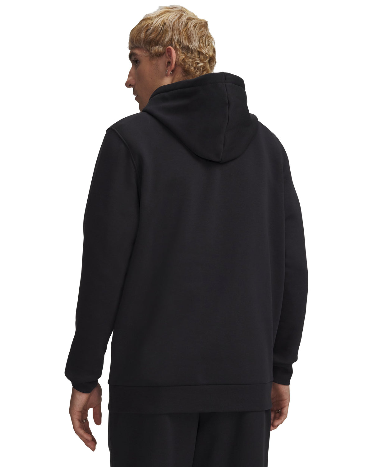 UA Icon Fleece Hoodie - Black / White - 001