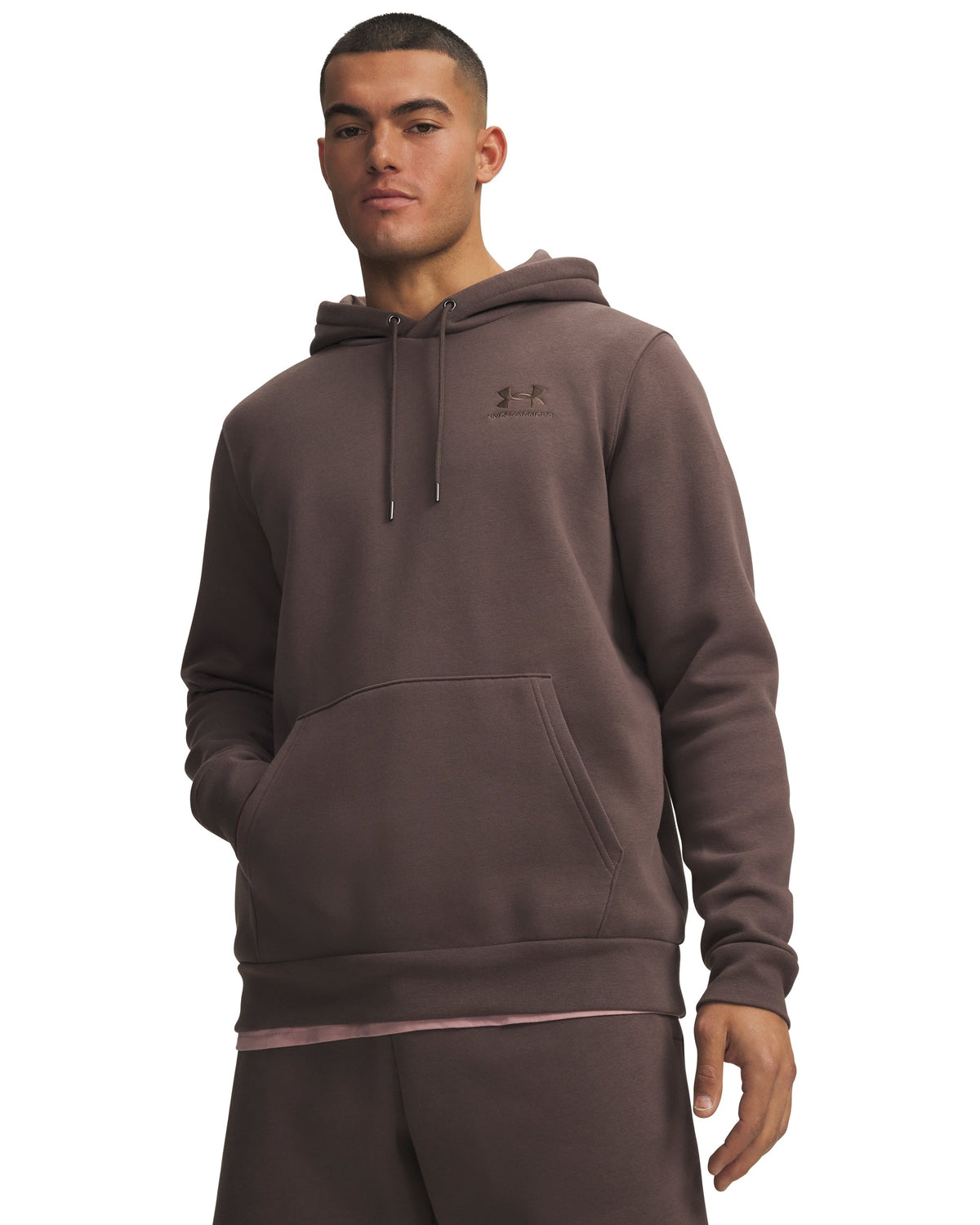 UA Icon Fleece Hoodie - Brown / Peppercorn - 201