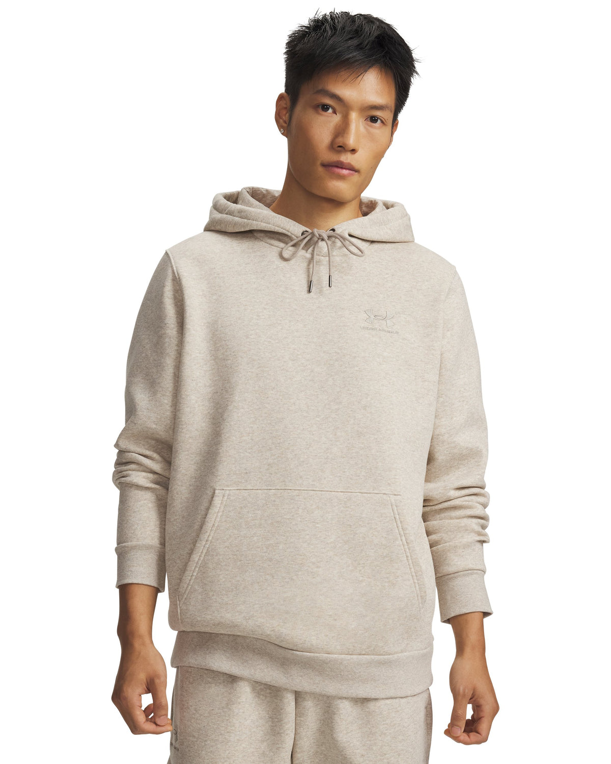 UA Icon Fleece Hoodie - Timberwolf Taupe Light Hthr / Timberwolf Taupe - 203