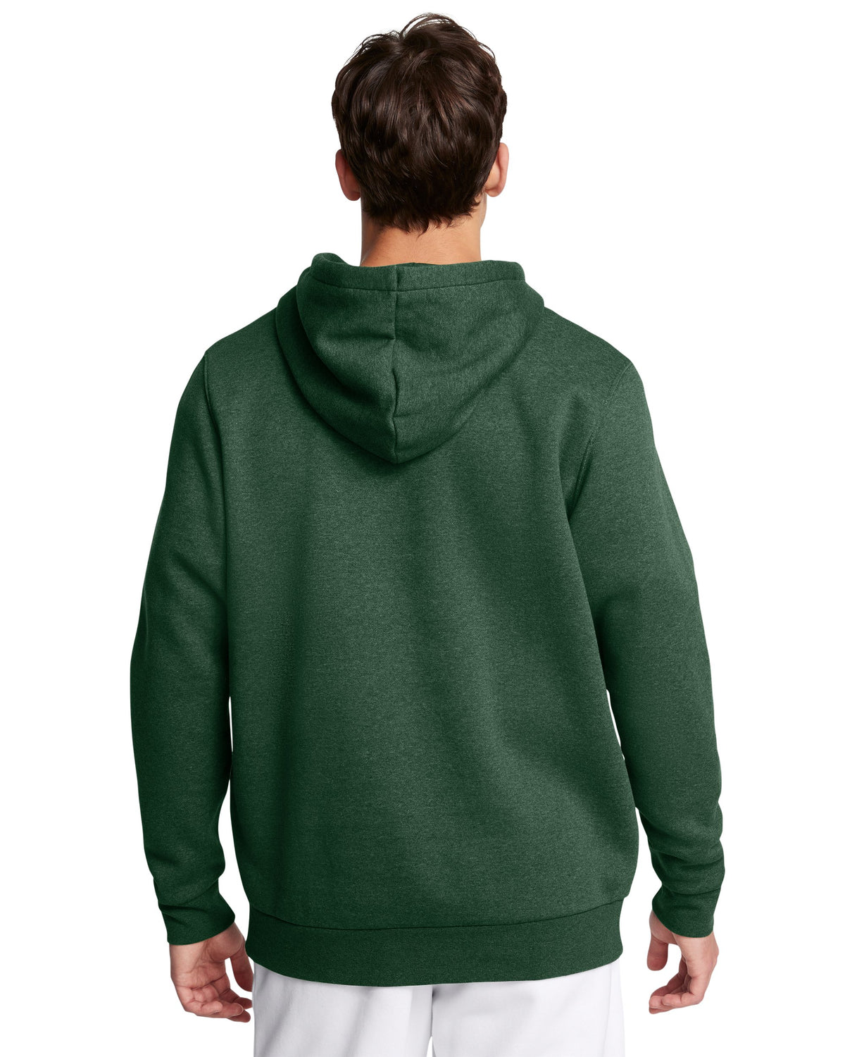UA Icon Fleece Hoodie - ירוק יער מלאנז' / ירוק יער - 301