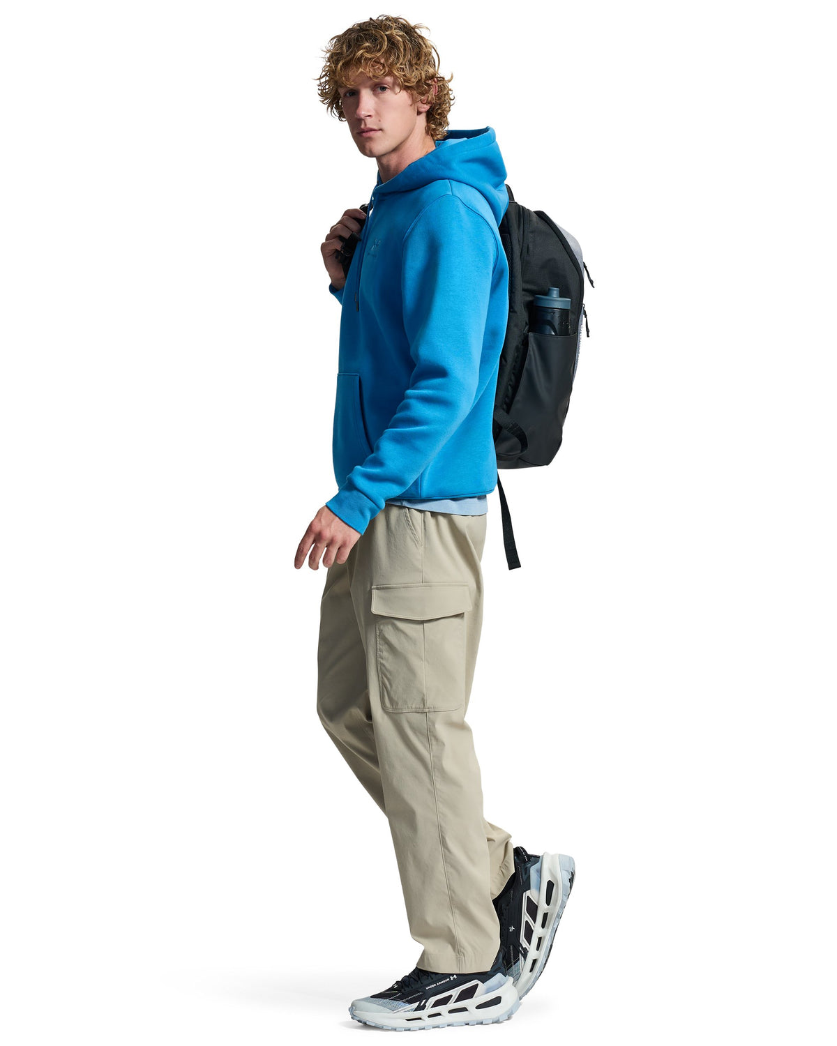 UA Icon Fleece Hoodie - Blue / Aegean Blue - 430