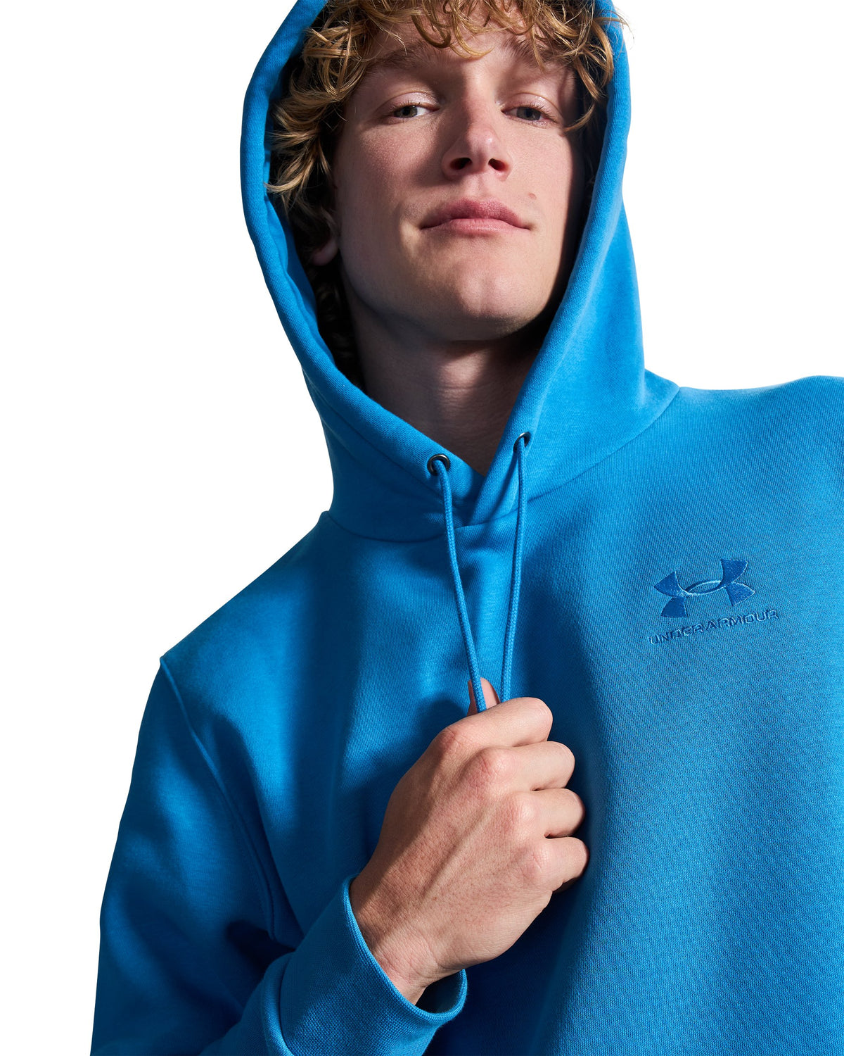 UA Icon Fleece Hoodie - Blue / Aegean Blue - 430
