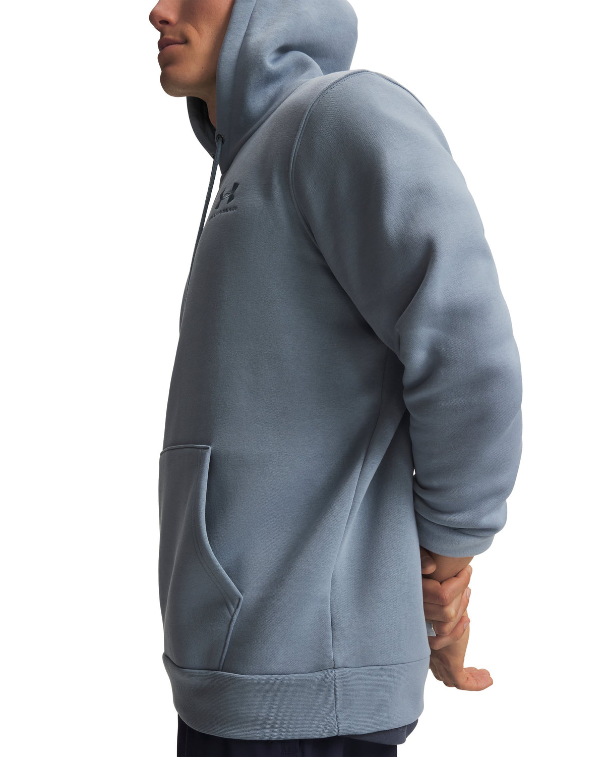 UA Icon Fleece Hoodie - Blue / Blue Wind - 448