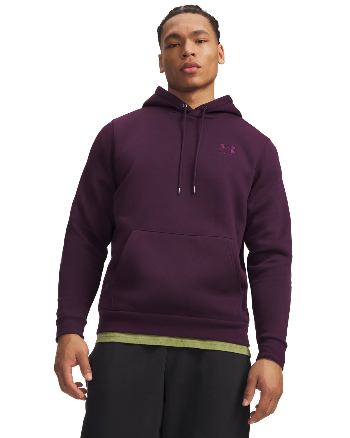 UA Icon Fleece Hoodie - Purple / Purple Echo - 526