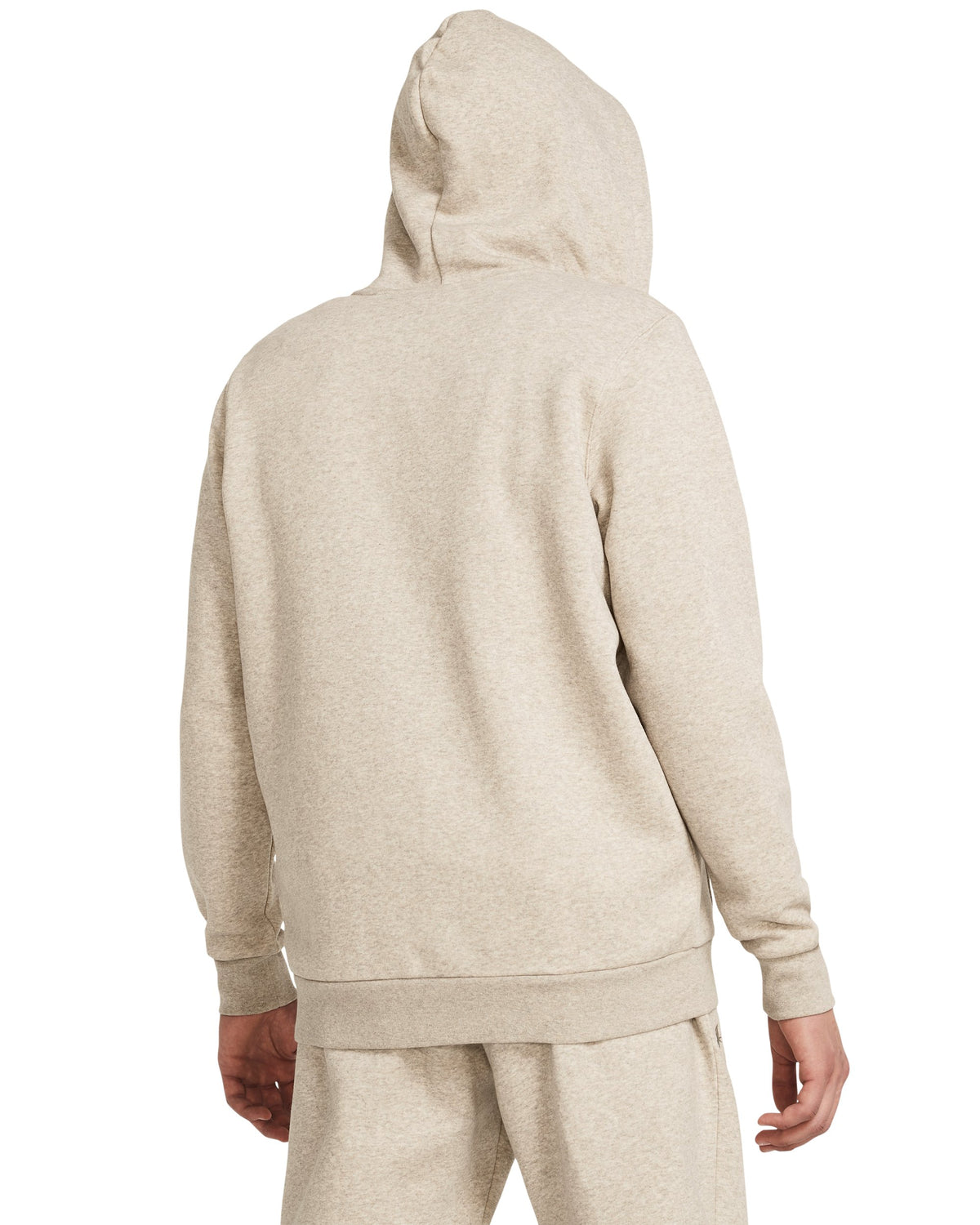 UA Icon Fleece FZ Hood - חום-אפור מלאנז' / חום-אפור - 203