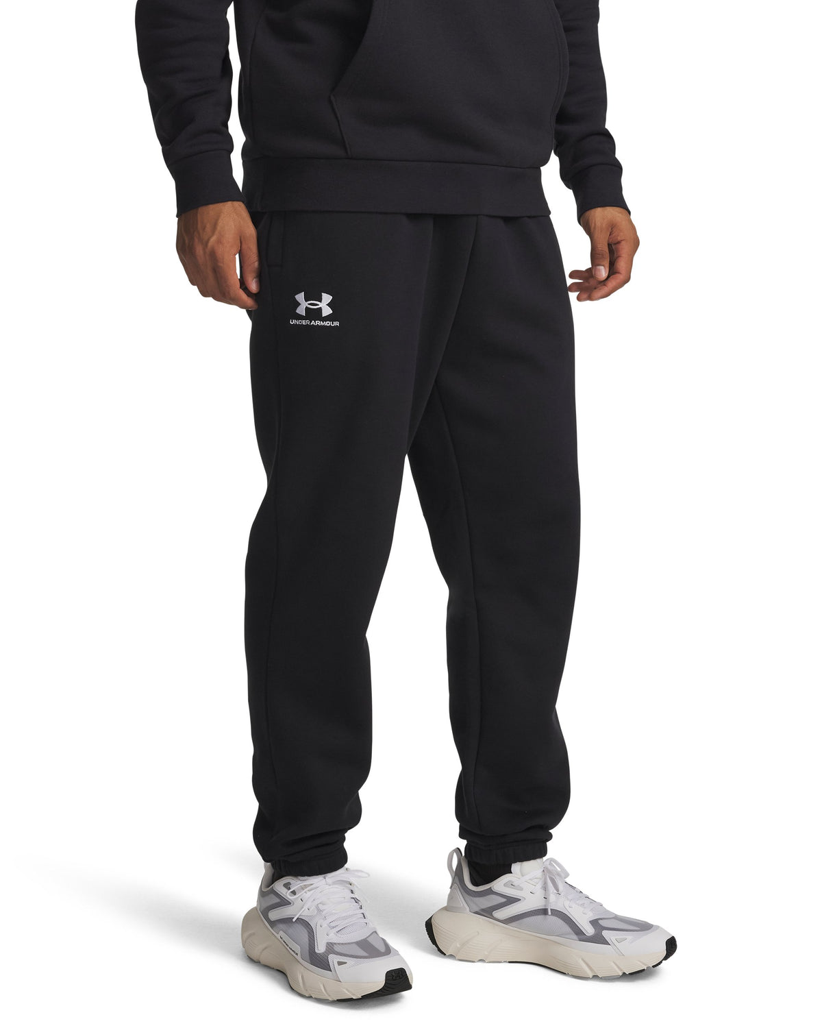 UA Icon Fleece Jogger - Black / White - 001