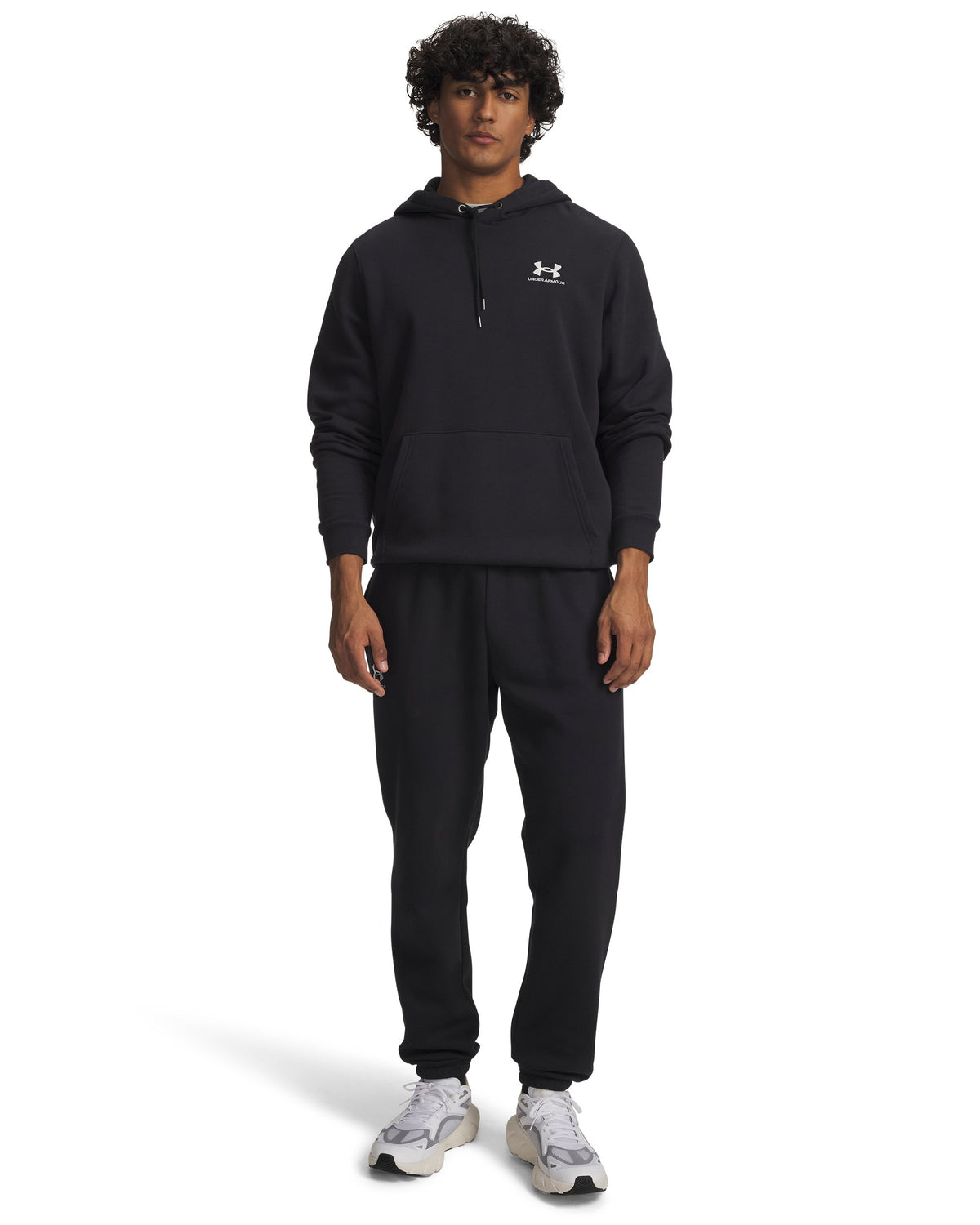 UA Icon Fleece Jogger - Black / White - 001