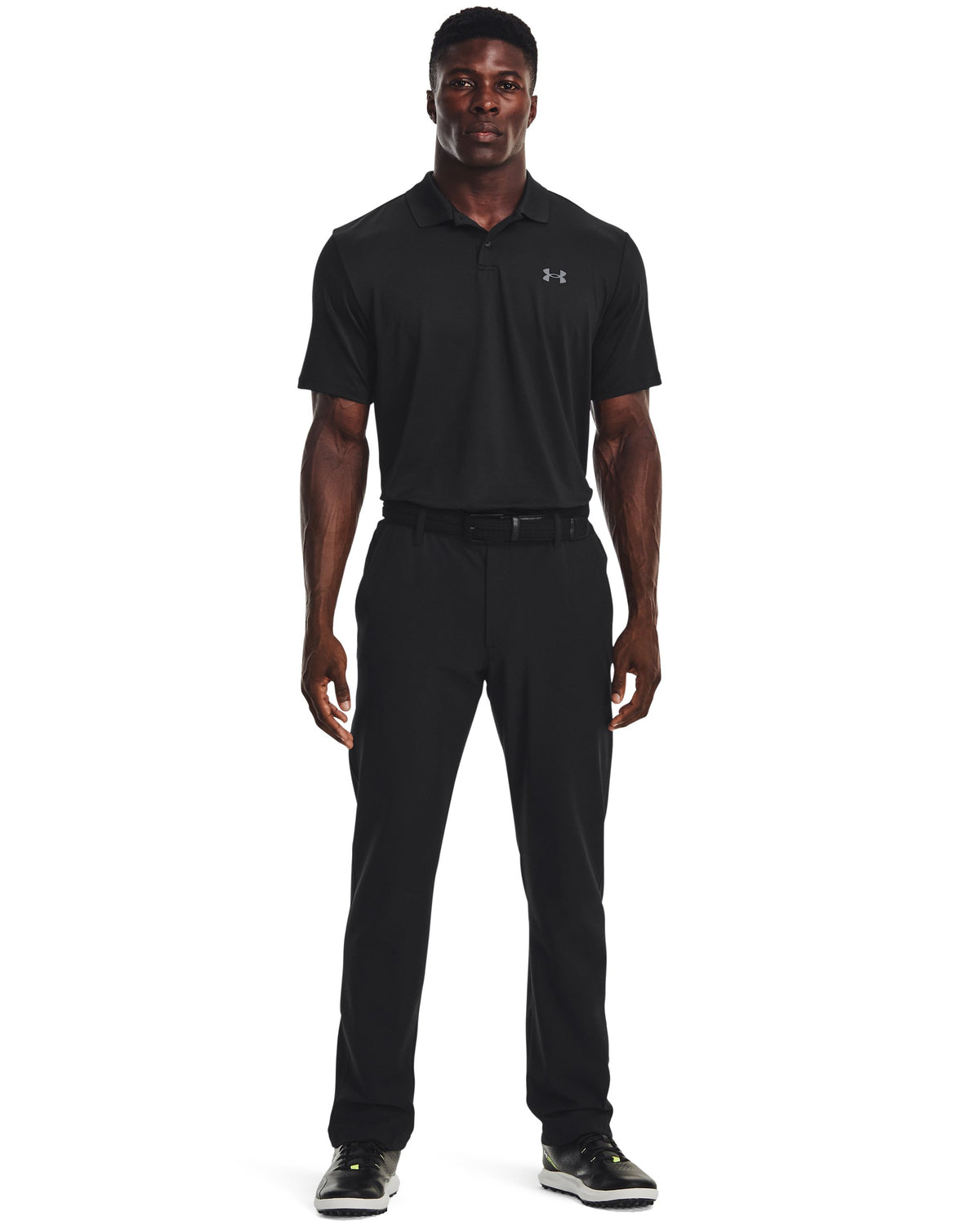 UA Matchplay Polo - Black / Pitch Gray - 001