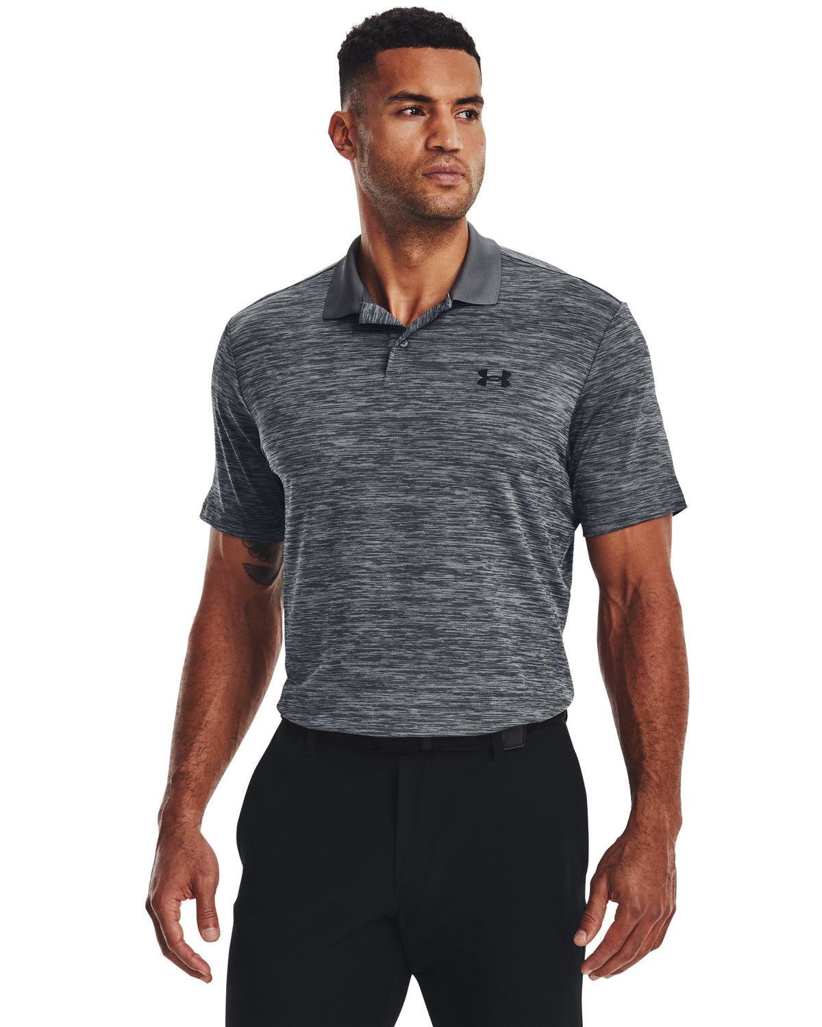 UA Matchplay Polo - Gray / Black - 012