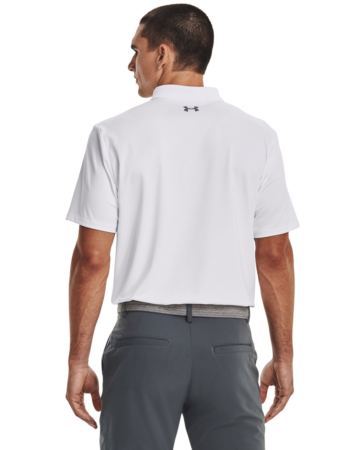 UA Matchplay Polo - White / Pitch Gray - 100