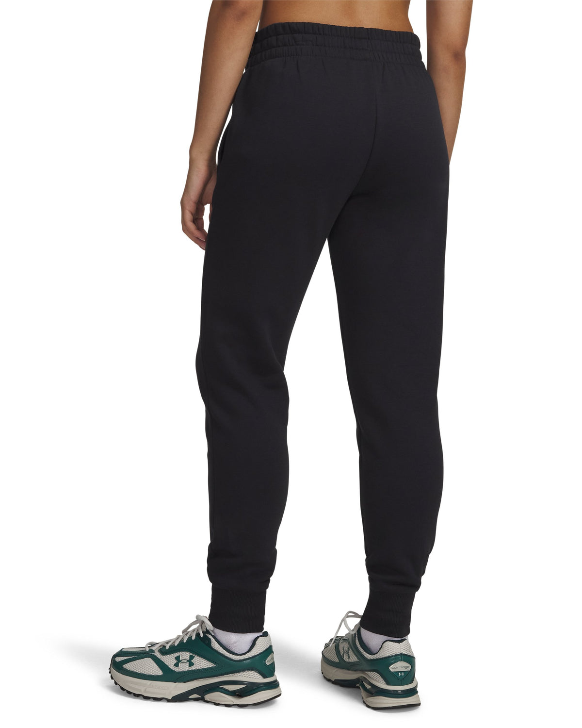 UA Rival Fleece Jogger - Black / White - 001