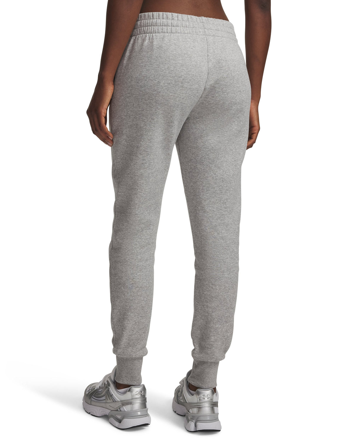 UA Rival Fleece Jogger - Mod Gray Light Heather / White - 012