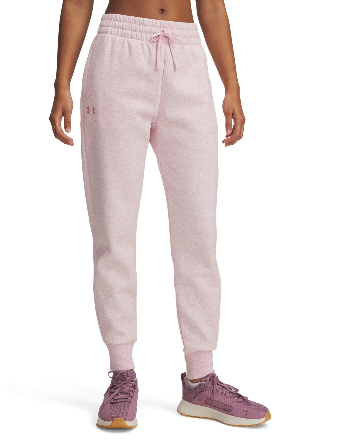 UA Rival Fleece Jogger - Pink / Prime Pink - 649