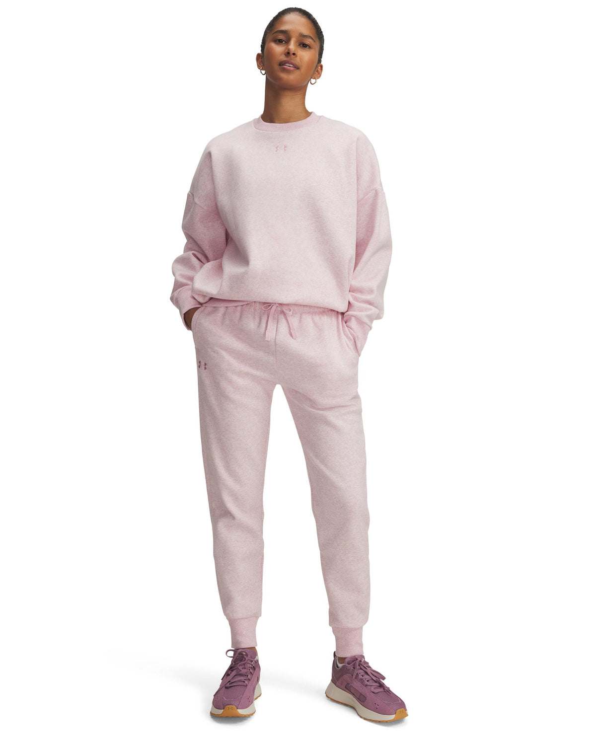 UA Rival Fleece Jogger - Pink / Prime Pink - 649