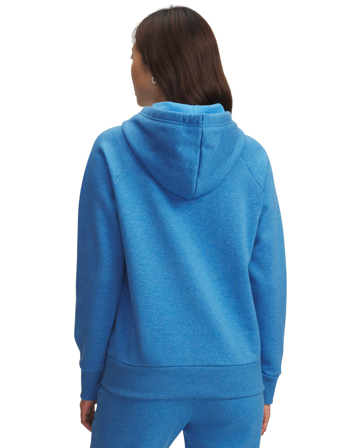 UA Rival Fleece Hoodie - Blue Atlantis Light Heather / Blue Atlantis - 402