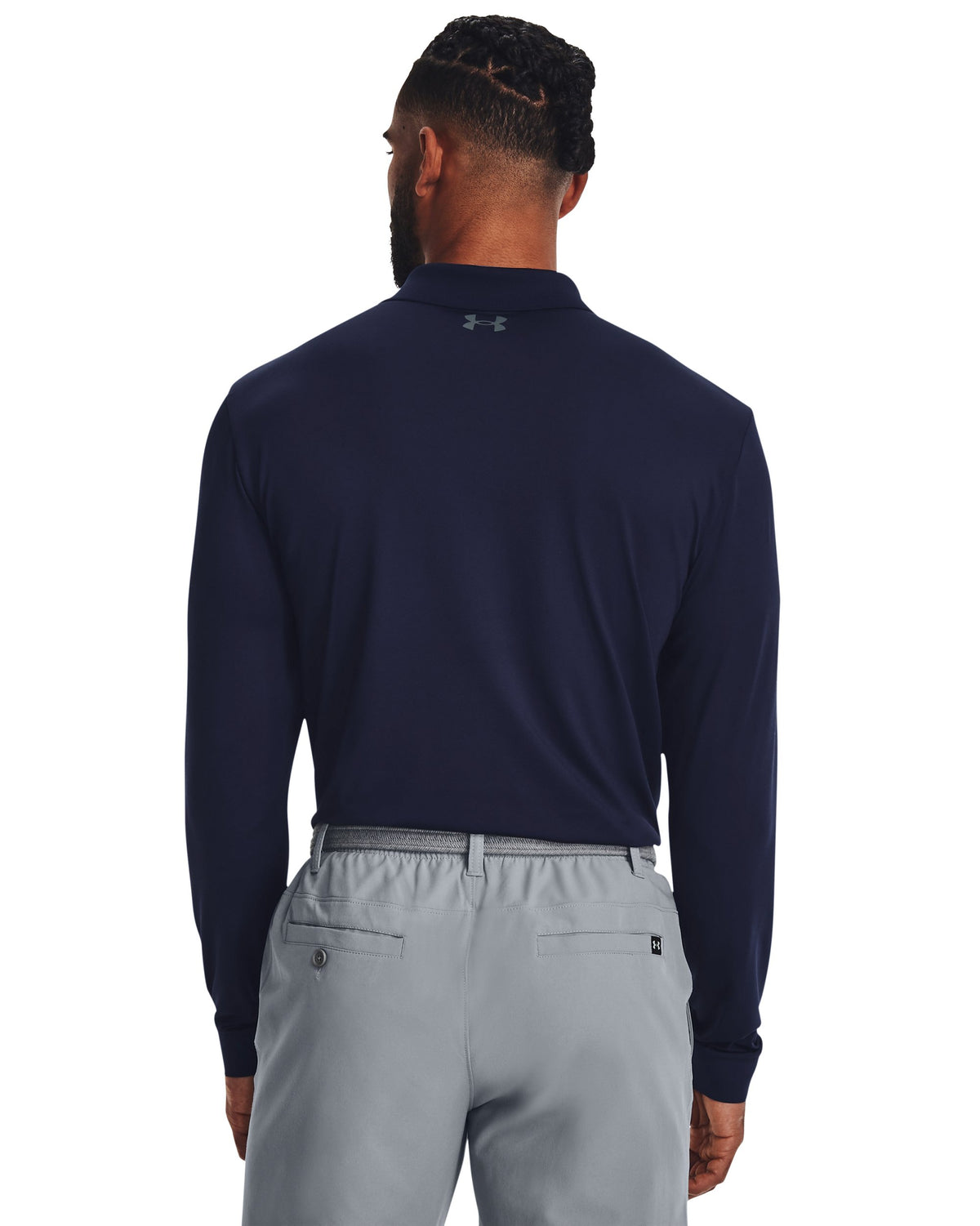 UA Matchplay LS Polo - Midnight Navy / Pitch Gray - 410