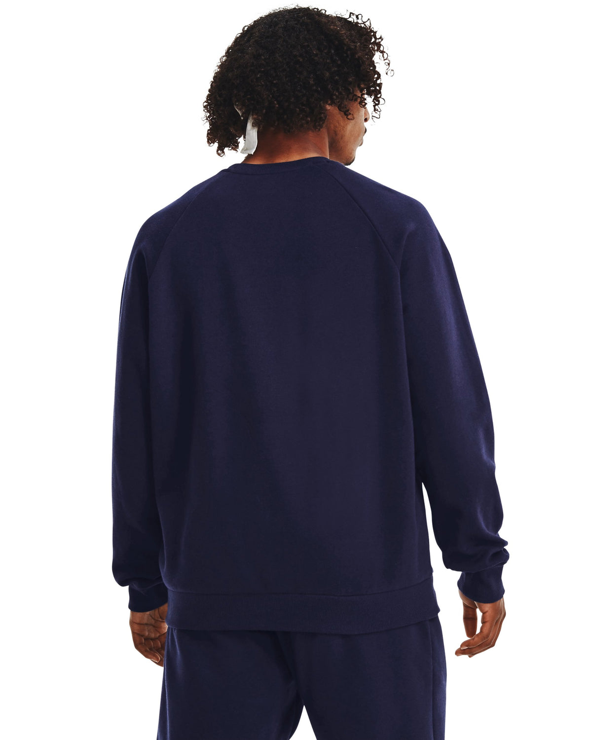 UA Rival Fleece Crew - Blue / White - 410