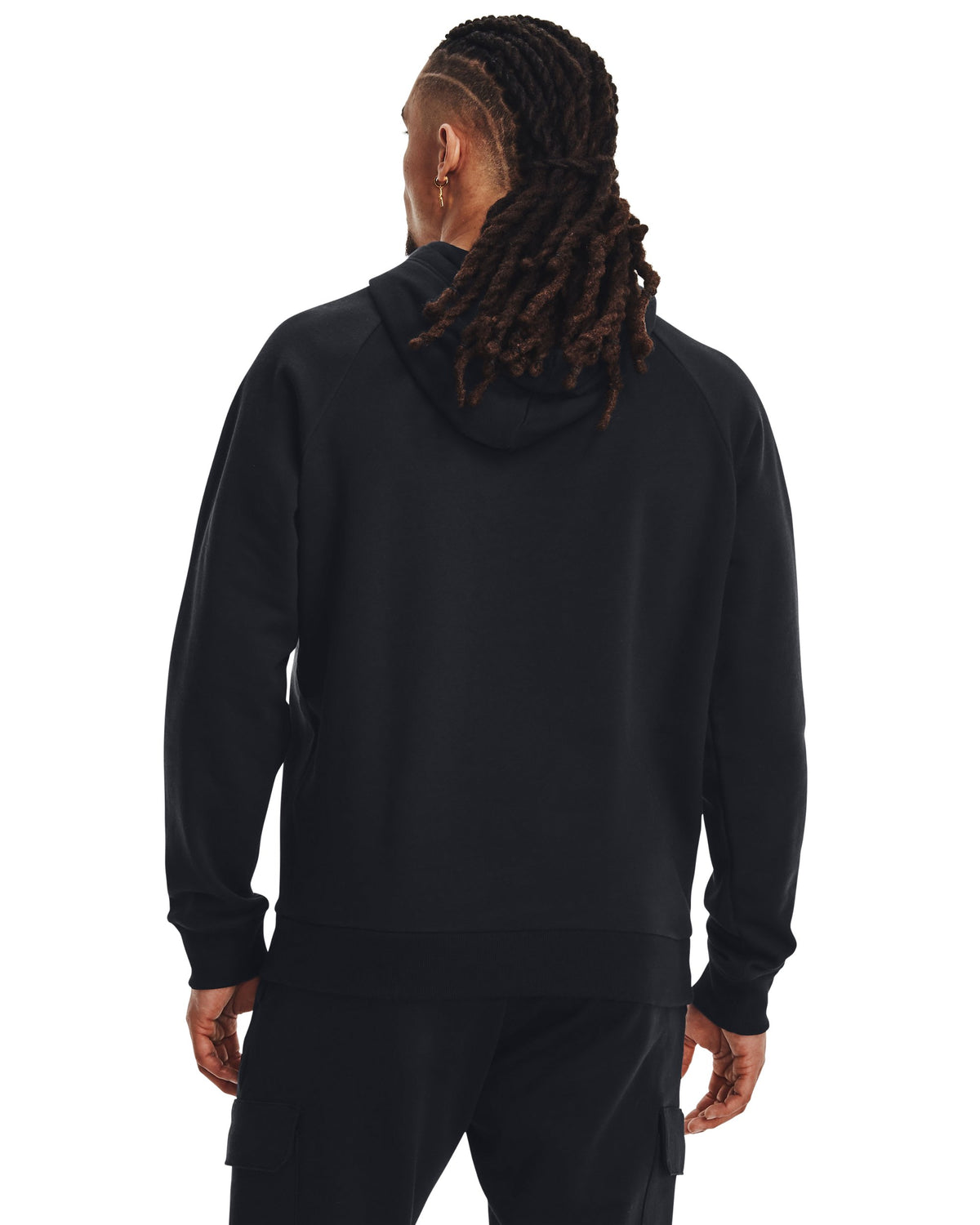 UA Rival Fleece Hoodie - Black / White - 001