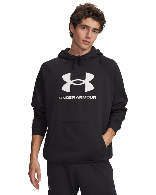 UA Rival Fleece Logo HD - Black / White - 001