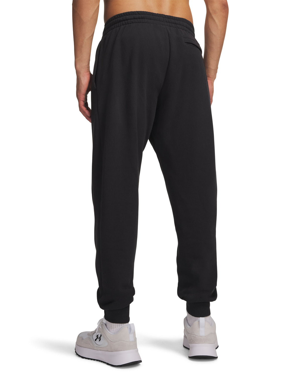 UA Rival Fleece Joggers - Black / White - 001