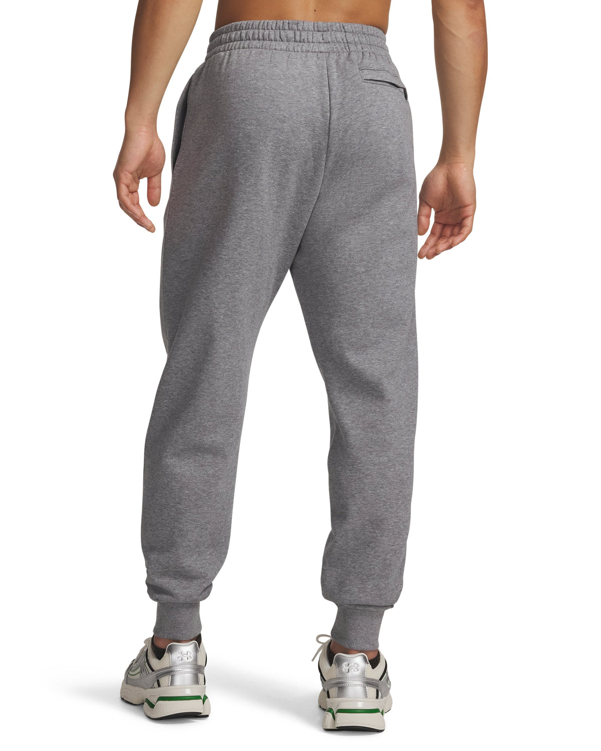 UA Rival Fleece Joggers - Castlerock Light Heather / White - 025