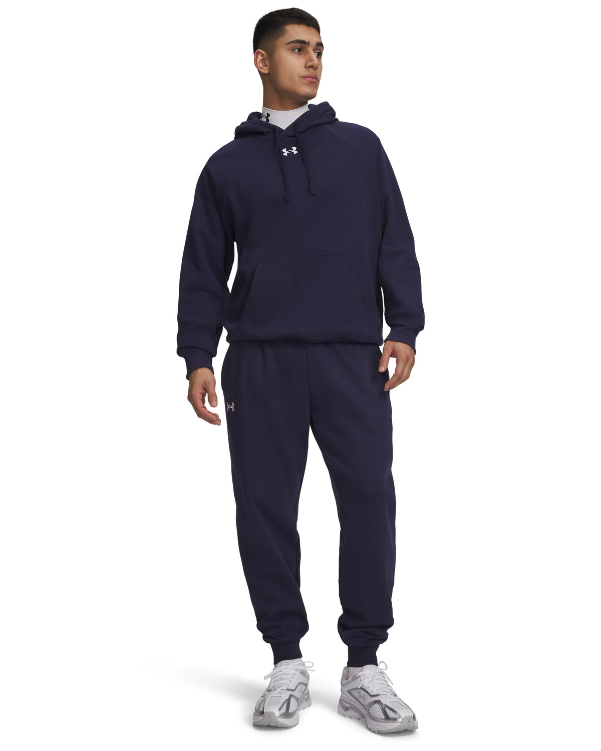 UA Rival Fleece Joggers - Midnight Navy / White - 410