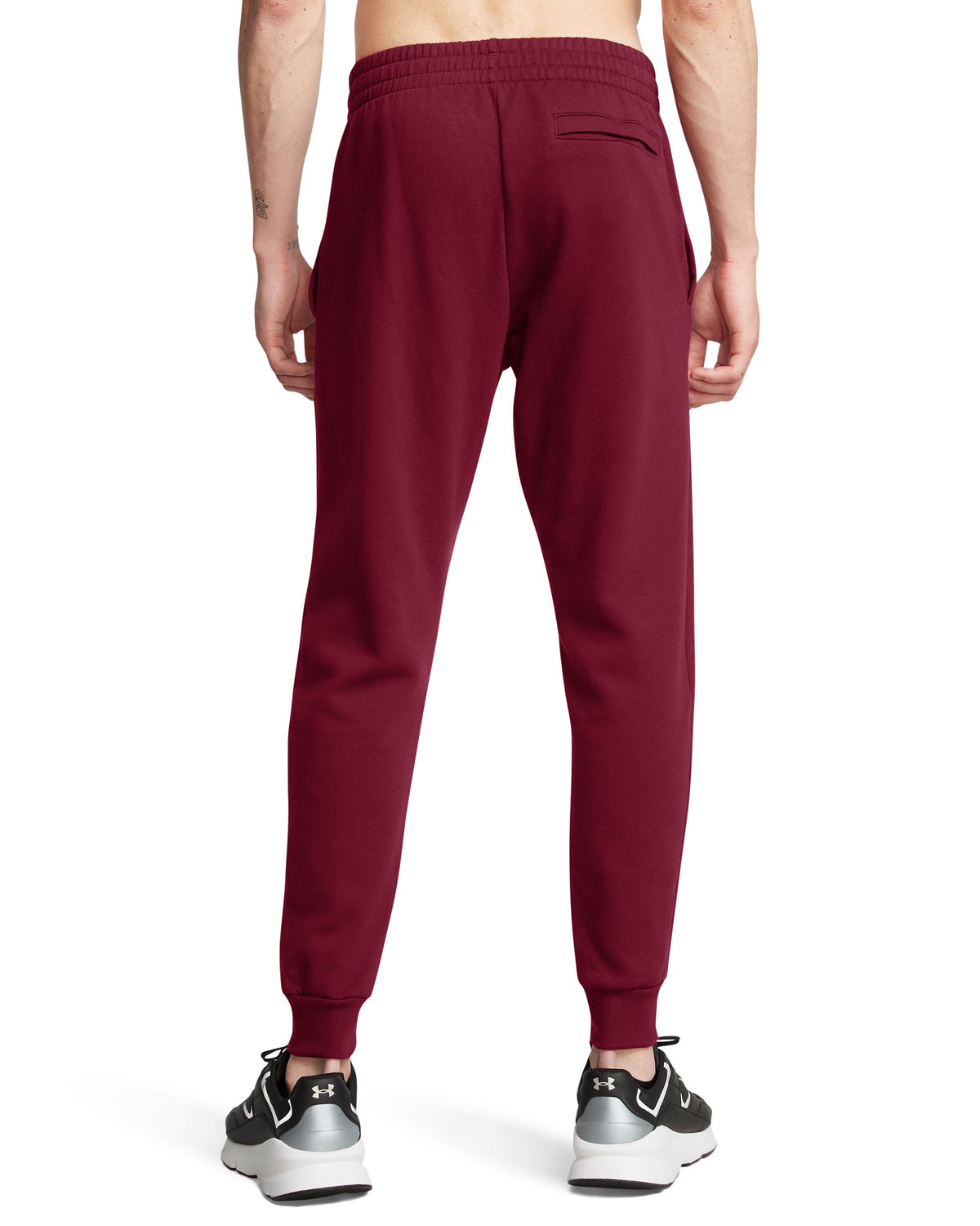 UA Rival Fleece Joggers - אדום / לבן - 625