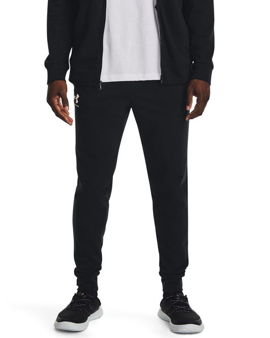 UA Rival Terry Jogger - Black / Onyx White - 001