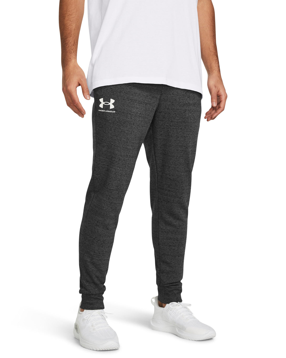 UA Rival Terry Jogger - Gray / Onyx White - 025