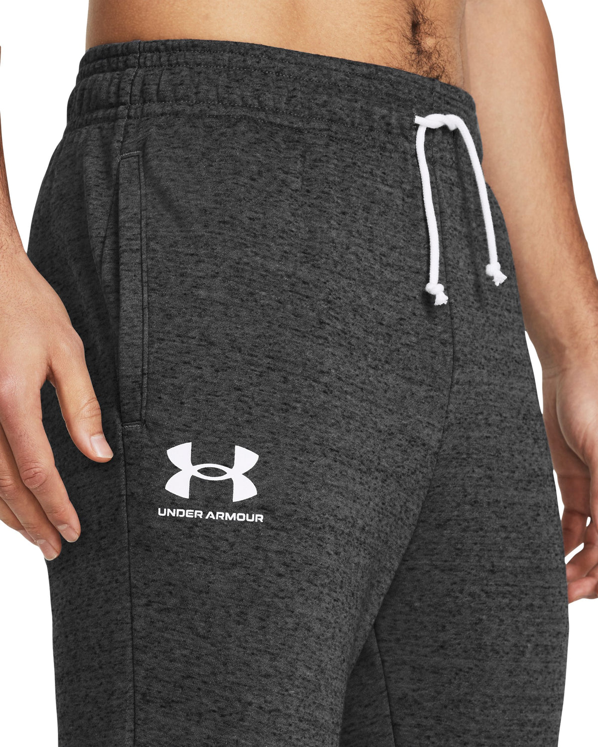 UA Rival Terry Jogger - Gray / Onyx White - 025