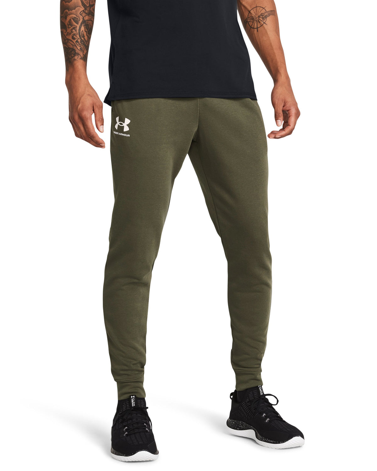 UA Rival Terry Jogger - Green / Onyx White - 390