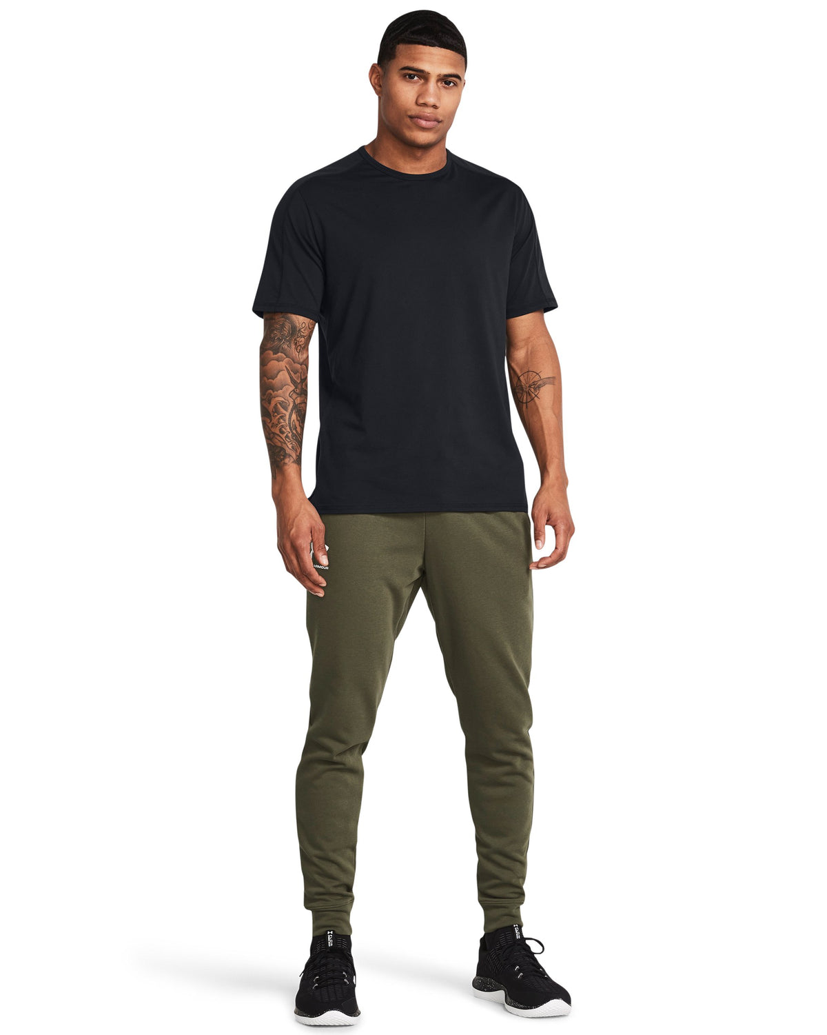 UA Rival Terry Jogger - Green / Onyx White - 390