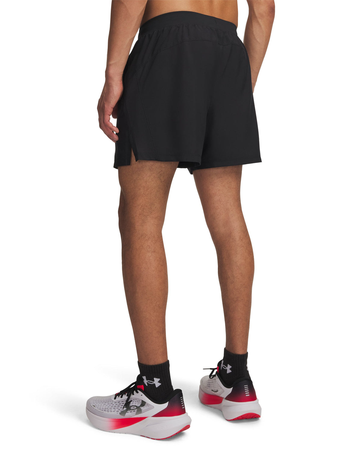 UA LAUNCH 5'' SHORTS - Black / Black / Reflective - 001