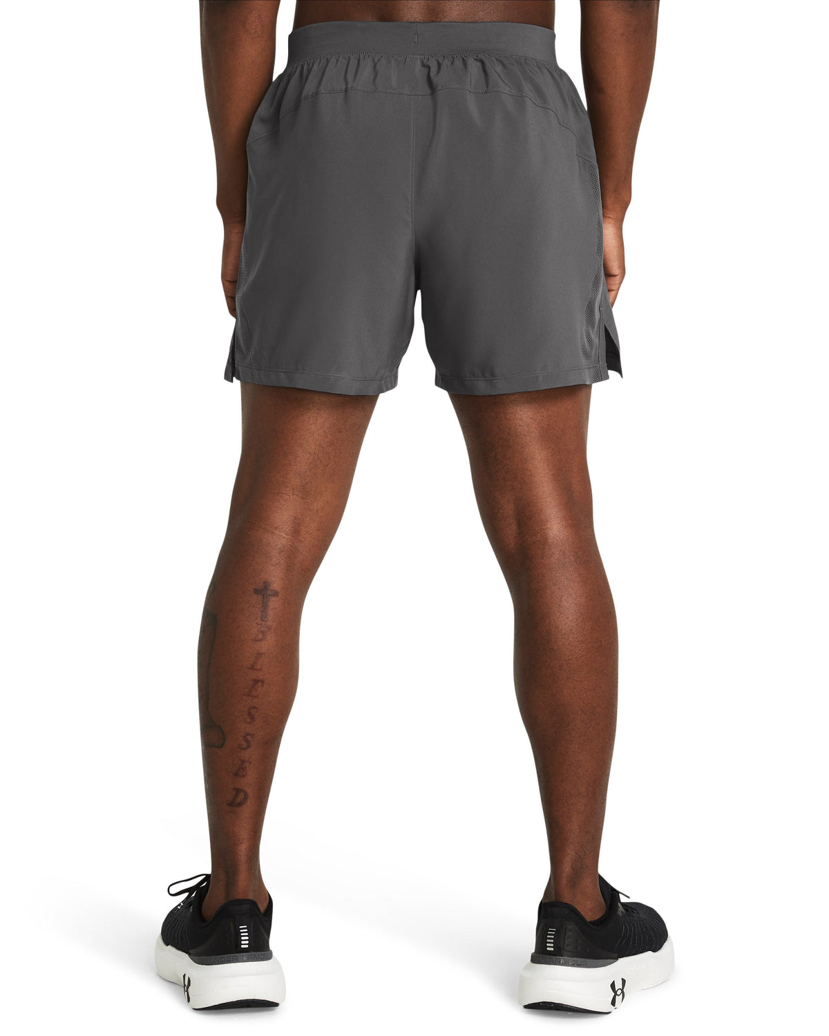 UA LAUNCH 5'' SHORTS - Castlerock / Castlerock / Reflective - 025