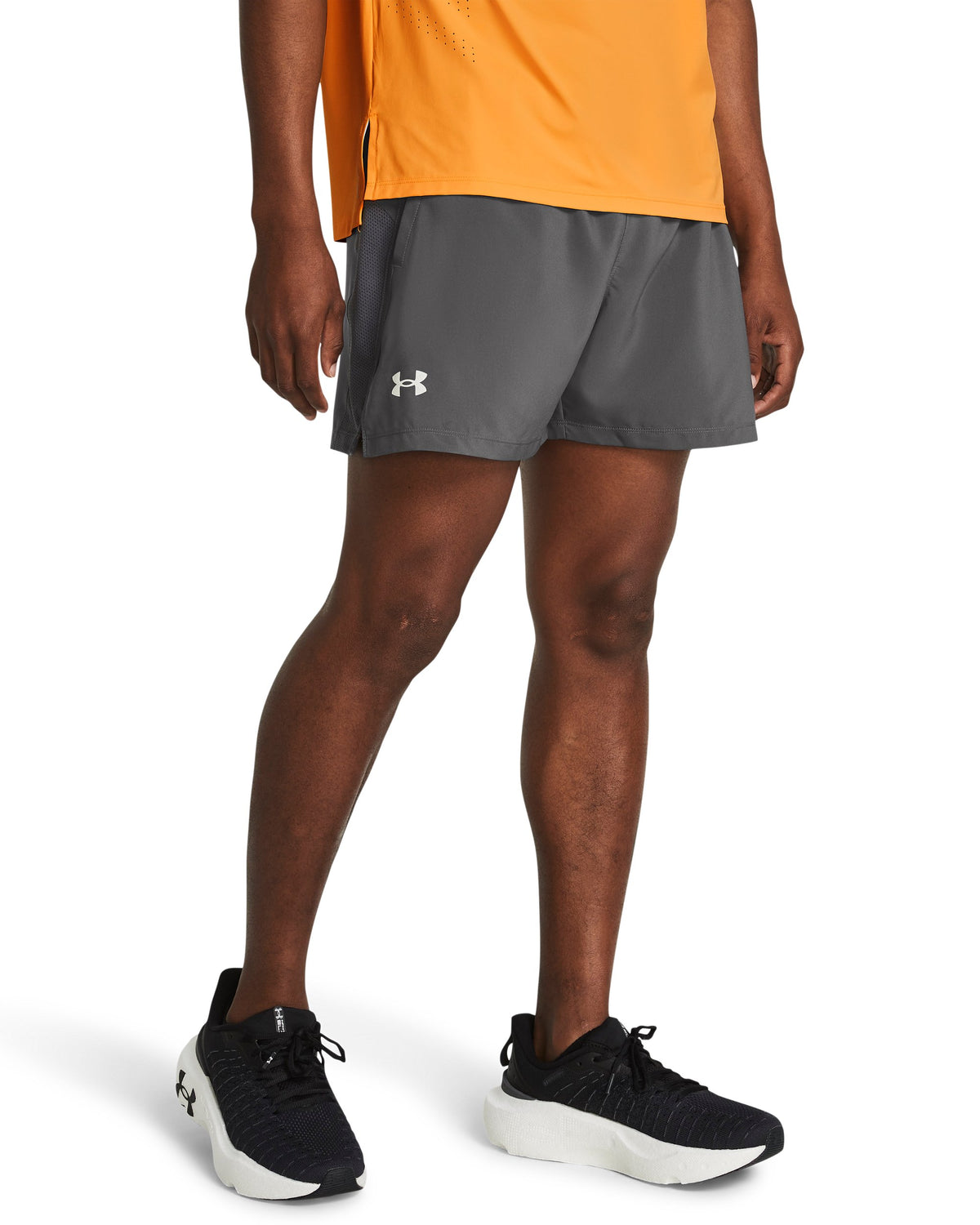 UA LAUNCH 5'' SHORTS - Castlerock / Castlerock / Reflective - 025