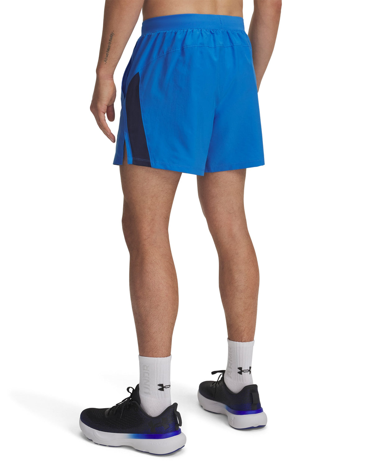 UA LAUNCH 5'' SHORTS - Blue Atlantis / Washed Navy / Reflective - 402