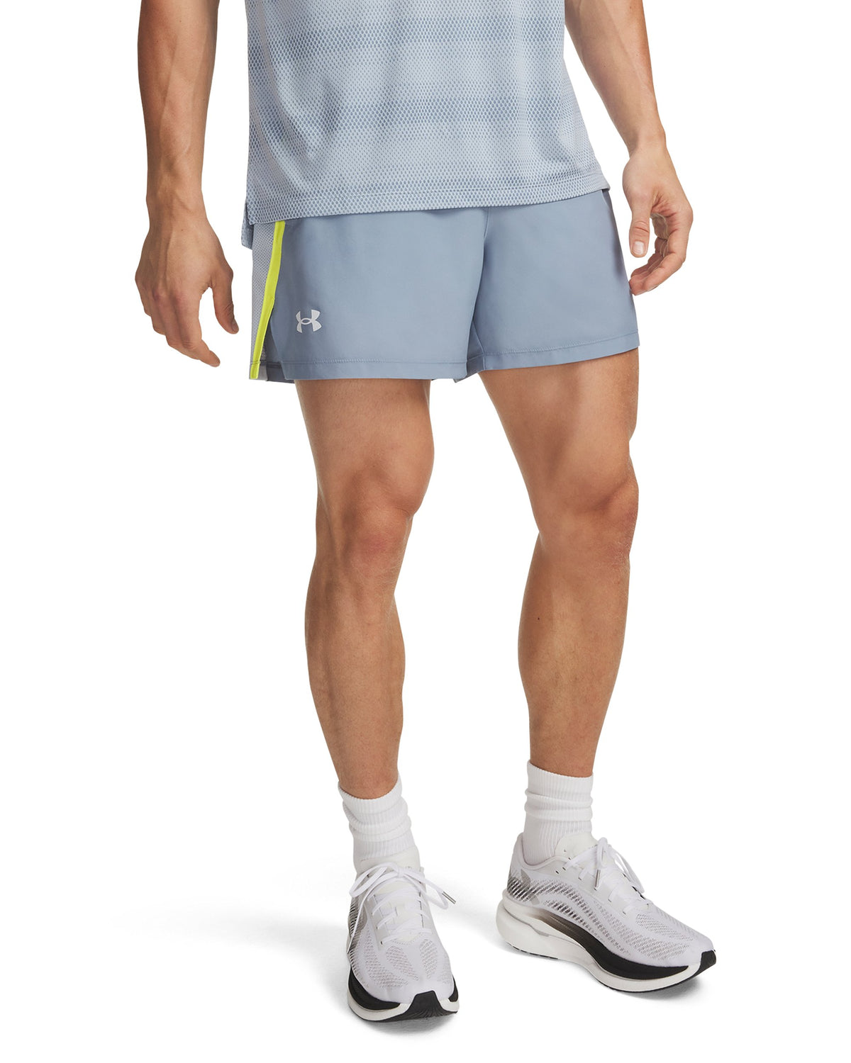 UA LAUNCH 5'' SHORTS - Blue / Reflective - 448