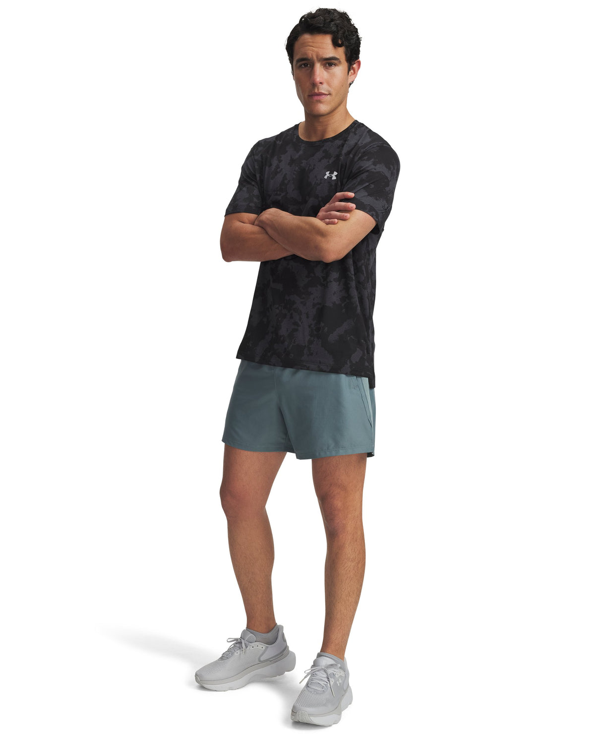 UA LAUNCH 5'' SHORTS - Blue / Reflective - 587