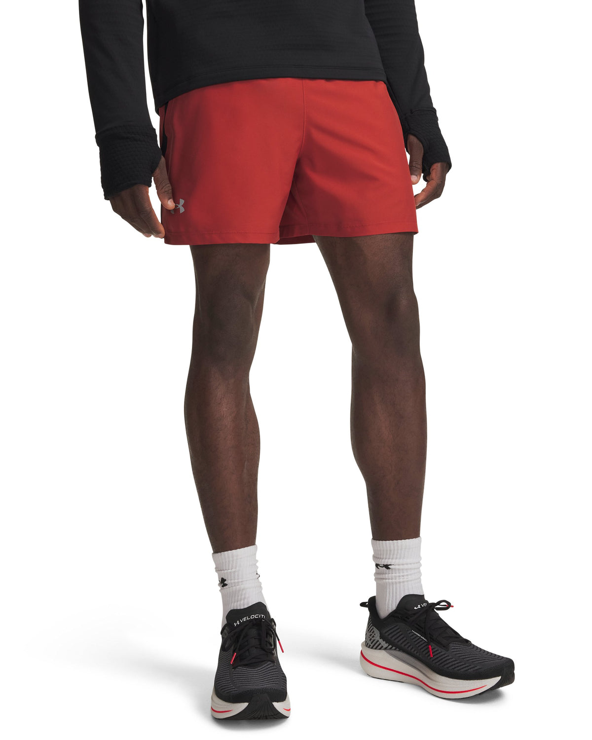 UA LAUNCH 5'' SHORTS - Red / Reflective - 635